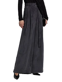 Relaxed-Fit Wide-Leg Trousers