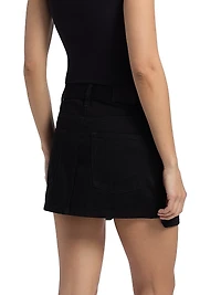 Carpenter Cotton Relaxed-Fit Miniskirt