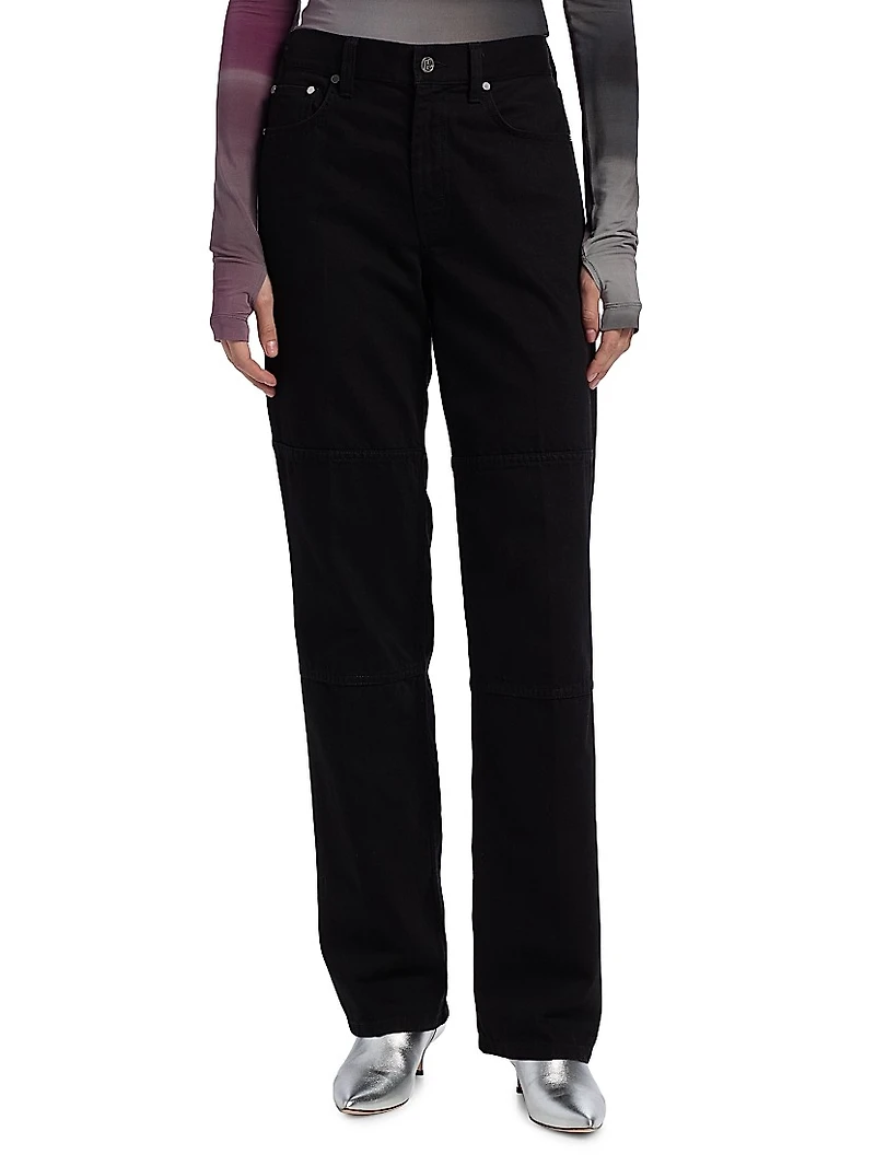 Carpenter Zipper Relaxed-Fit Jeans