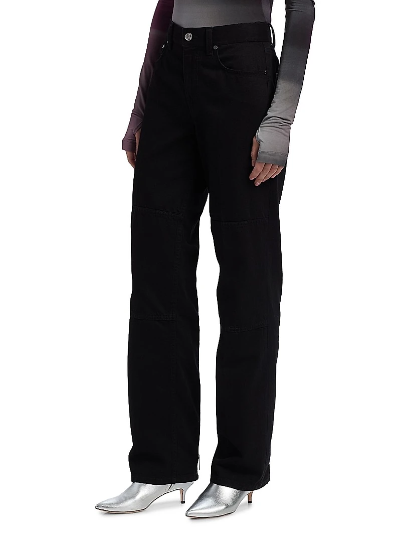 Carpenter Zipper Relaxed-Fit Jeans