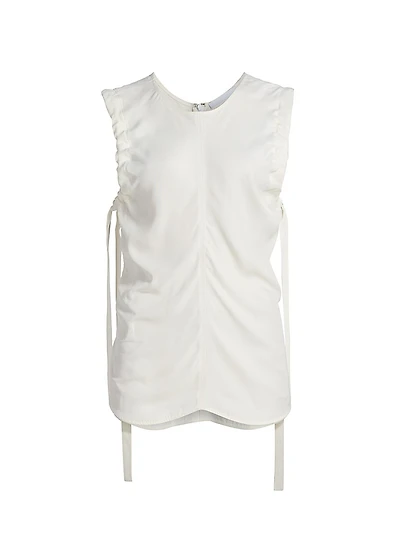 Ruched Sleeveless Top