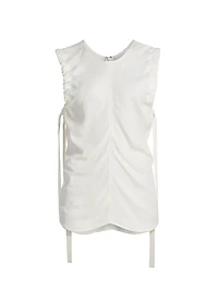 Ruched Sleeveless Top