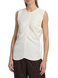 Ruched Sleeveless Top