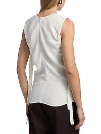 Ruched Sleeveless Top