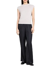 Cashmere-Wool Relaxed-Fit Vest