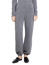 Heathered Cashmere Sweatpants