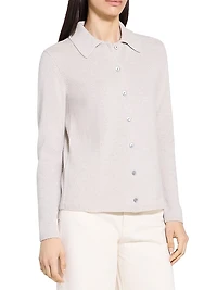 Cashmere-Wool Relaxed-Fit Shirt