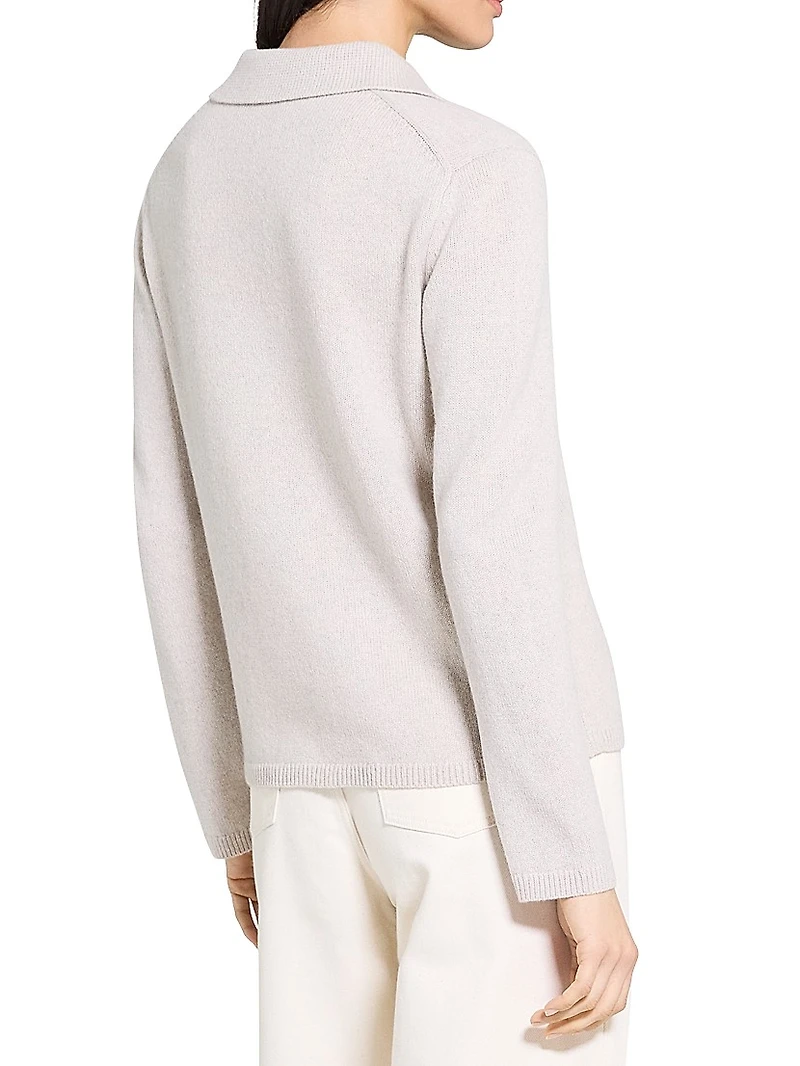 Cashmere-Wool Relaxed-Fit Shirt