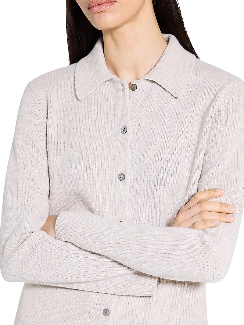 Cashmere-Wool Relaxed-Fit Shirt