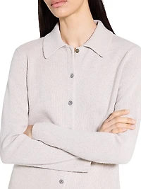 Cashmere-Wool Relaxed-Fit Shirt