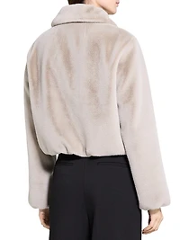 Faux-Fur Crop Coat