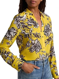 Eloise Floral Silk Shirt