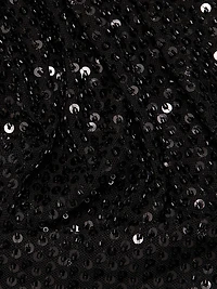 Leon Sequined V-Neck Minidress