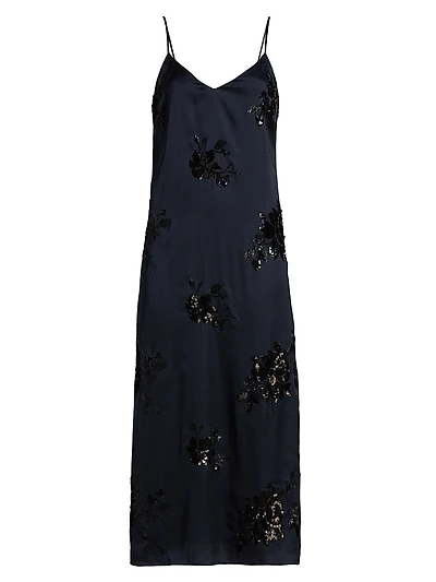 Shannon Sequin Midi-Dress