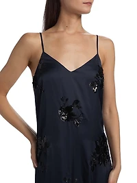 Shannon Sequin Midi-Dress