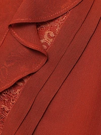 Connie Silk & Lace Dress