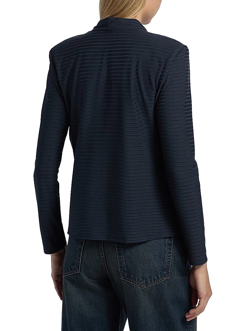 Antonia Long-Sleeve Cowlneck Top