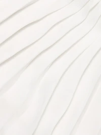 Christy Pleated Long-Sleeve Top