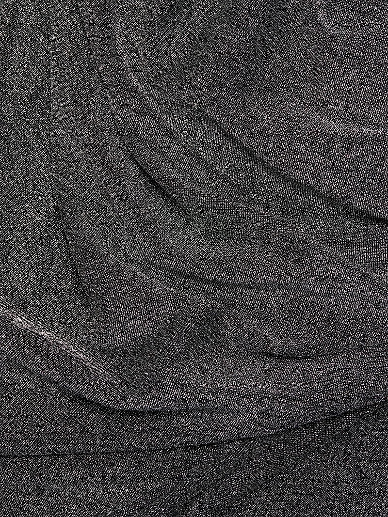 Rocker Chet Shimmer One-Shoulder Midi-Dress