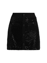 Ashley Sequined Miniskirt