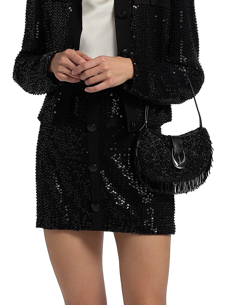 Ashley Sequined Miniskirt