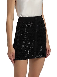 Ashley Sequined Miniskirt