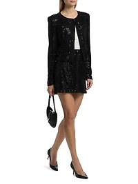 Ashley Sequined Miniskirt