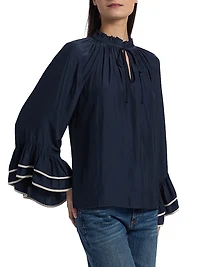 Tieneck Blouse