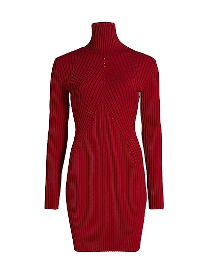 Louis Ribbed Body-Con Minidress
