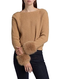 Lisa Ribbed Wool-Blend Sweater