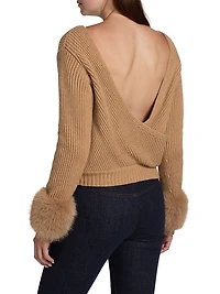 Lisa Ribbed Wool-Blend Sweater