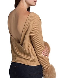 Lisa Ribbed Wool-Blend Sweater