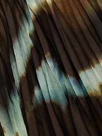 Sue Chiffon Drop-Waist Gown