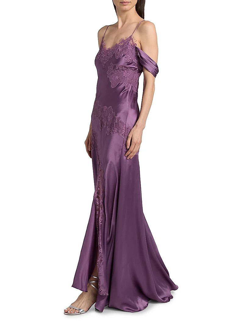 Reese Cascade Lace Gown