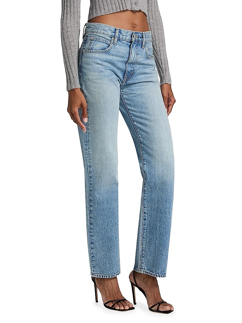 Kendra High-Rise Straight Jeans