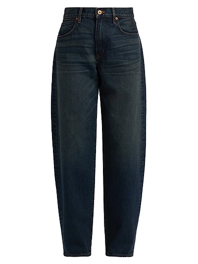 Ella Baggy-Fit Barrel-Leg Jeans