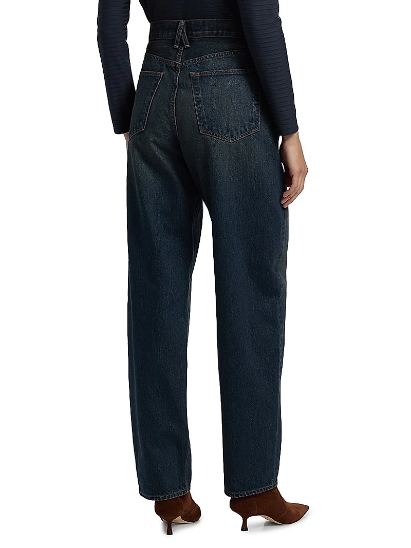 Ella Baggy-Fit Barrel-Leg Jeans