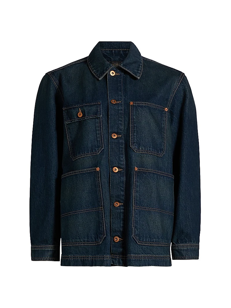 Worker Dark-Wash Denim Jacket