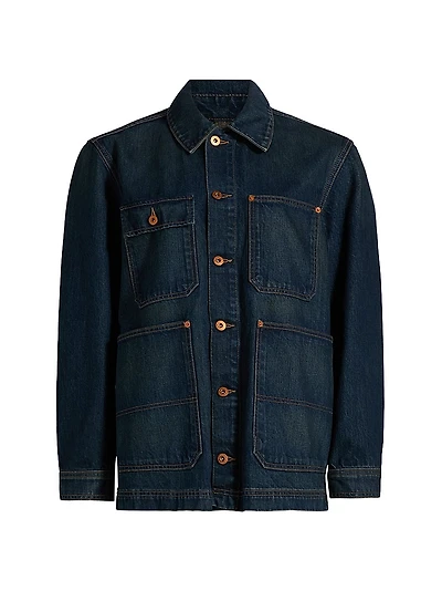 Worker Dark-Wash Denim Jacket