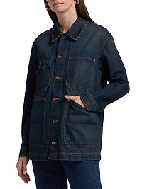 Worker Dark-Wash Denim Jacket
