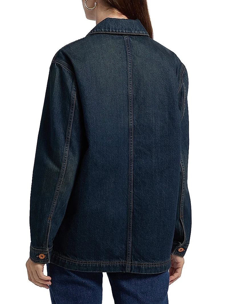 Worker Dark-Wash Denim Jacket