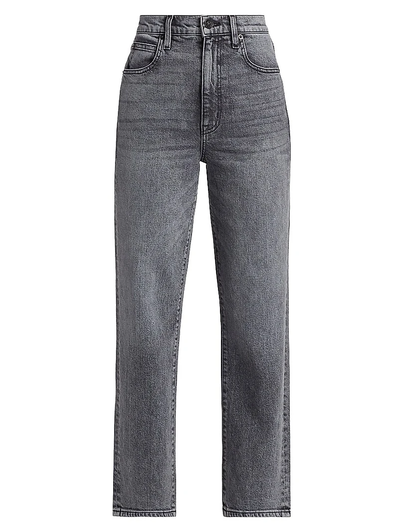 London High-Rise Straight Jeans