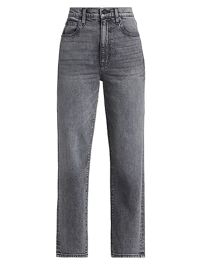 London High-Rise Straight Jeans
