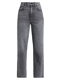 London High-Rise Straight Jeans