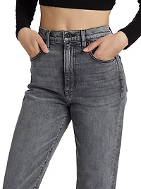 London High-Rise Straight Jeans