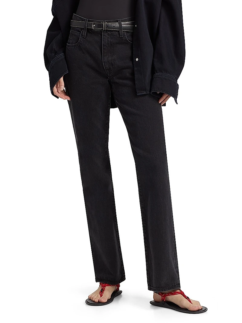Anita High-Rise Boot-Cut Jeans