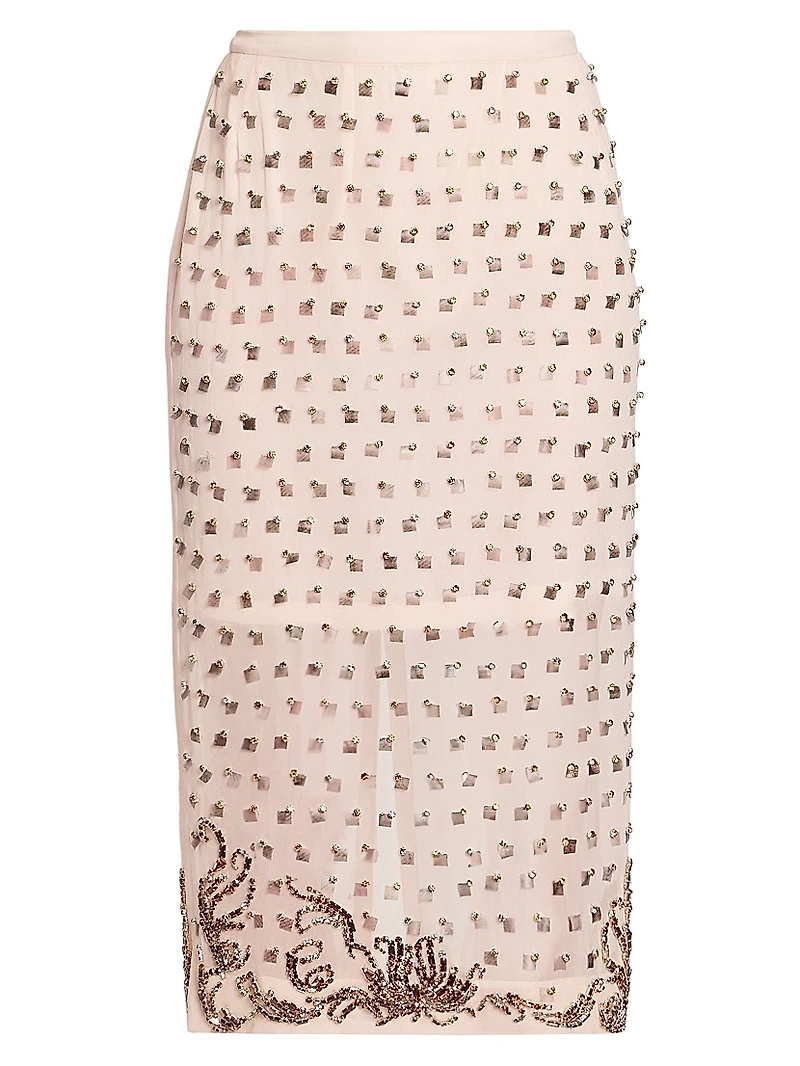 Sonka Embellished Pencil Skirt