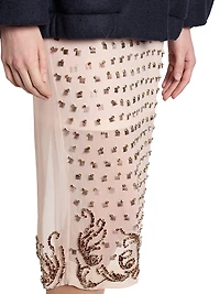 Sonka Embellished Pencil Skirt