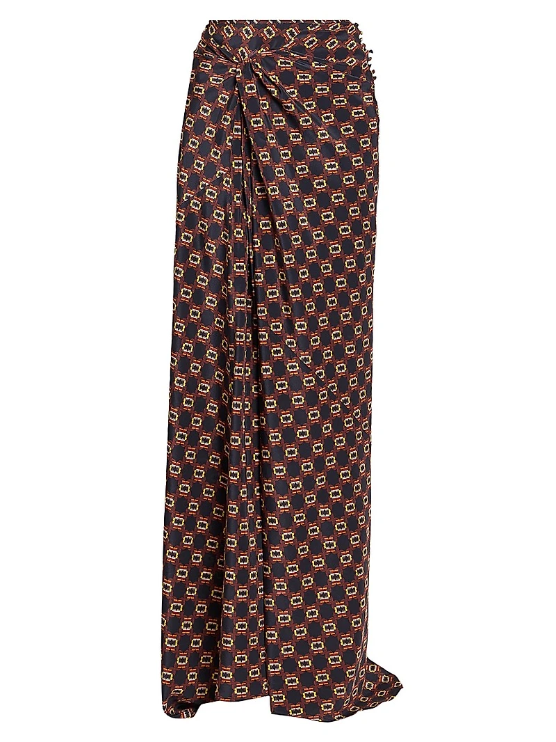 Smila Mosaique Bias Maxi Skirt
