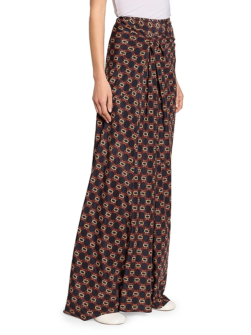 Smila Mosaique Bias Maxi Skirt